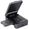 Belaidis įkroviklis Forcell F-Energy 3in1 Flex Pro Qi2, suderinamas su MagSafe (F-05) sidabrinis