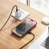 Canyon Belaidis įkroviklis Hoco 15W su USB C laidu ir skaitmeniniu ekranu CW62 juodas