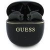 Guess Auksinė Line Glossy Classic Logo TWS belaidės ausinės juodos spalvos