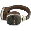 Ausinės Guess Bluetooth ENC Metal 4G Script Logo rudos spalvos
