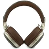 Ausinės Guess Bluetooth ENC Metal 4G Script Logo rudos spalvos