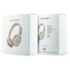 Ausinės Guess Bluetooth ENC Metal 4G Script Logo rožinės spalvos