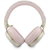 Ausinės Guess Bluetooth ENC Metal 4G Script Logo rožinės spalvos
