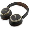 Ausinės Guess Bluetooth ENC Rectangle Metal Script rudos spalvos