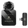 Belaidis Lavalier mikrofonas PULUZ PU648B (USB-C)