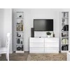 Top E Shop Topeshop W40 PAFOS BIA vitrina, balta