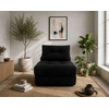WOBA juodas pouffe-mattress