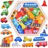 Dėlionė Jokomisiada Medinės galvosūkių transporto priemonės ugniagesių brigados laivas 16 dalių