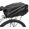 Wozinsky Bike Trunk Bag with Long Strap and Expandable Side Pockets - Juodas