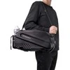 Wozinsky Bike Trunk Bag with Long Strap and Expandable Side Pockets - Juodas