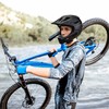 Dviratininko šalmas fullface Wozinsky su odpinanym daszkiem lekki 57-62 cm - juoda