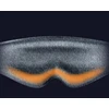 Wozinsky MSS-10 eyeshade sleeping mask - juodas