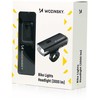 Wozinsky Front Bike Light + USB-C kabelis (3000 lm) – juodos spalvos