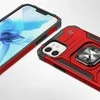 Wozinsky Ring Armor Apple iPhone 14 Plus armored magnetic holder ring dėklas telefonui raudonos spalvos