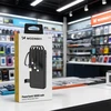 Wozinsky W11-B 10000mAh 10W išorinė baterija su įmontuotais laidais ir žibintuvėliu - Juodas
