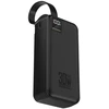 Wozinsky W8-W 30000 mAh 30W Powerbank 2x USB-A and USB-C with Flashlight - Juodas