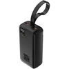 Wozinsky W8-W 30000 mAh 30W Powerbank 2x USB-A and USB-C with Flashlight - Juodas