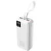 Wozinsky W8-W 30000mAh 30W Powerbank 2x USB-A and USB-C with Flashlight - Baltas