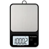 Virtuvinės svarstyklės Wozinsky WAK-2252 virtuvės svarstyklės, tikslios, su dideliu LCD ekranu, iki 5kg - juodas