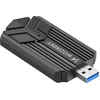 Wozinsky WAX-1800 Dual-Band Wireless USB 3.0 WiFi 6 Adapteris - Juodas