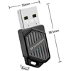 Wozinsky WAX-900 Dual-Band USB Wi-Fi 6 Adapteris with Bluetooth 5.4 - Juodas