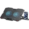 Wozinsky WDCX-015 StormPad RGB Gaming Cooling Nešiojamas kompiuteris Stand - Juodas
