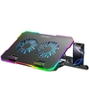 Wozinsky WDCX-A26 NitroCool RGB Gaming Nešiojamas kompiuteris Cooling Pad - Juodas