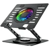 Wozinsky WDCX-X16-AS CoolBase RGB 360° Cooling Stand for Nešiojamas kompiuteris and Planšetė - Juodas