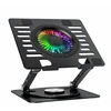 Wozinsky WDCX-X16-AS CoolBase RGB 360° Cooling Stand for Nešiojamas kompiuteris and Planšetė - Juodas