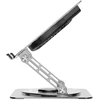 Wozinsky WDCX-X16-AS CoolBase RGB 360° cooling stand for laptop and tablet - sidabrinis