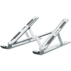 Wozinsky WDCX-X8S Foldable Adjustable Nešiojamas kompiuteris Stand - Sidabrinis