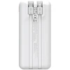 Wozinsky WFC-15W 20000mAh 22.5W PD20W Powerbank with Built-in Lightning and USB-C Cables - Baltas