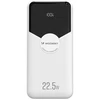 Wozinsky WFC-15W 20000mAh 22.5W PD20W Powerbank with Built-in Lightning and USB-C Cables - Baltas