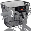 Wozinsky WKM-MM metal handlebar bicycle basket - juodas