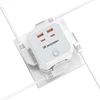 Wozinsky WKZ-4B Power Cube 4x AC 2x USB-A 2x USB-C PD 20 W 4000 W - Baltas
