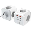 Wozinsky WKZ-4B Power Cube 4x AC 2x USB-A 2x USB-C PD 20 W 4000 W - Baltas