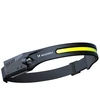Wozinsky WLC-1200 350lm CREE LED Headlamp IPX4 with Motion Sensor - Juodas