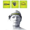 Wozinsky WLC-1200 350lm CREE LED Headlamp IPX4 with Motion Sensor - Juodas