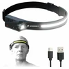 Wozinsky WLC-1200 350lm CREE LED Headlamp IPX4 with Motion Sensor - Juodas
