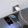 Wozinsky WLS-20W 20W USB-A USB-C Wall Charger with 1m USB-C - USB-C Cable - Baltas