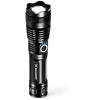 Wozinsky WLT-15W 15W 1500lm CREE IP65 Tactical Flashlight with Adjustable Beam - Juodas