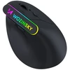 Wozinsky WMG-1164 Wireless Vertical Ergonomic Pelė žaidimams 3600 DPI with RGB pašvietimas - Juodas