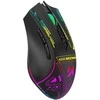 Wozinsky WMGB-3200 Optinė belaidė pelė žaidimams with Built-in Rechargeable Baterija 3200 DPI with RGB Lighting - Juodas