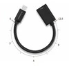 Wozinsky WOTGY1S USB-C 3.0 (male) – USB-A 3.0 (female) OTG Adapteris – juodos spalvos