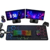 Wozinsky WPD-B800 Gaming Desk Pad 800x300mm Atsparus vandeniui with Pattern - Juodas