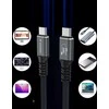 Wozinsky WPS-UY41S USB-C USB4 Cable 40Gb/s 240W 1m 4K - Juodas