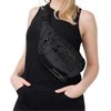 Wozinsky WSB-W1 unisex shoulder bag with adjustable strap, waterproof - juodas