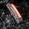 Wozinsky WSBLB3 priekinis (1000 lm) ir galinis USB-C dviračio žibintų komplektas – juodos spalvos
