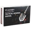 Wozinsky WSS-211 survival bushcraft shovel multifunctional knife breaker flint whistle harpoon 21 in 1 - pilka