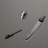 Wozinsky WSS-211 survival bushcraft shovel multifunctional knife breaker flint whistle harpoon 21 in 1 - pilka